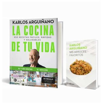 Pack.La cocina de tu vida + Los mejores platos de arroz de Karlos Arguiñano  - Karlos Arguiñano -5% en libros