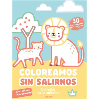 Animales De La Sabana-Coloreamos Sin Salirnos
