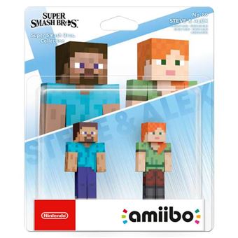 Figura Amiibo Nintendo Minecraft Steve & Alex Super Smash Bros - Accesorios videoconsolas - Los mejores precios | Fnac