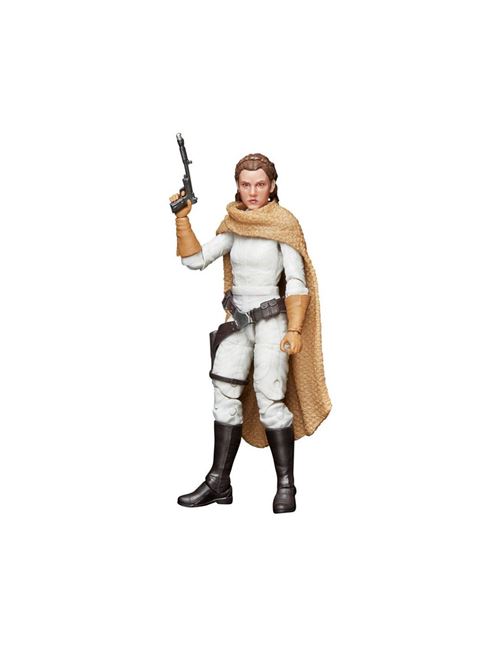 Figura Star Wars The Black Series Princesa Leia (Endor) - 15 Cm, Articulada, Con Casco Y Accesorios, Para Coleccionistas