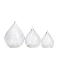 Juego de 3 lámparas luminosas en forma de lágrima Nature et decouvertes