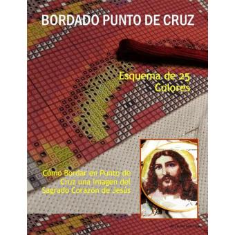 CÓMO BORDAR UNA IMAGEN DEL SAGRADO CORAZÓN DE JESÚS EN PUNTO DE CRUZ - 1