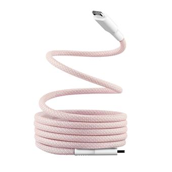 Cable magnético T'nB USB-C a USB-C 1,5m Rosa