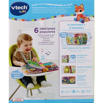 VTech - Primeras canciones, libro interactivo para bebés +6 meses