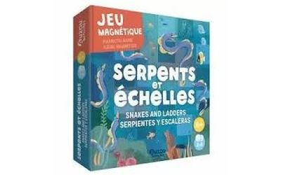 Serpientes y escaleras. Juego magnético