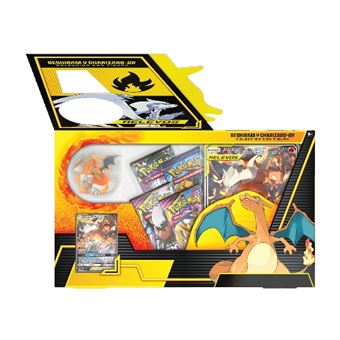 Colección Pokémon Figura Reshiram y Charizard Juego de cartas