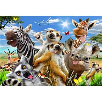 Puzzle de madera Wood City Welcome to Africa mediano 150 piezas - 1