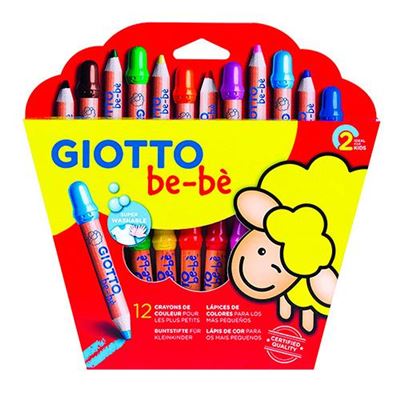 Pack 12 lápices de colores Giotto be-bè