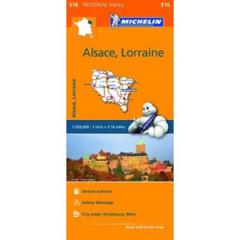 Mapa Regional Alsace, Lorraine