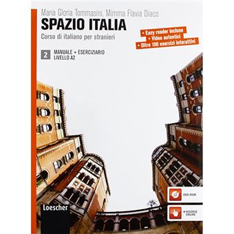 Spazio Italia - Corso di italiano per stranieri 2 - A2 - Manuale + eserciziario + DVD - 1