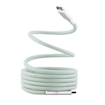 Cable magnético T'nB USB-C a USB-C 1,5m Verde