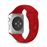 Set 3 correas de silicona Puro Rojo para Apple Watch 38-40 mm Tallas S/M y M/L