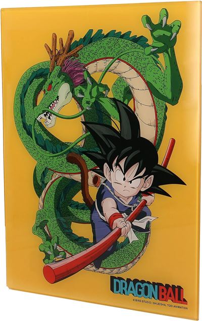 Poster de vidrio Dragon Ball Goku y Shenron 30x40cm - Otro