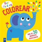 Qué fácil es colorear. Elefante
