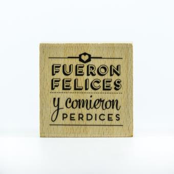 Sello "Fueron felices y comieron perdices" - 1