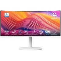 Monitor Gaming curvo MSI Modern MD342CQPW 34" UWQHD 200Hz Blanco