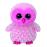 Peluche Beanie Boos Twiggy Búho Rosa_0