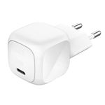 Cargador de pared compacto Belkin BoostCharge USB-C Power Delivery 20W Blanco