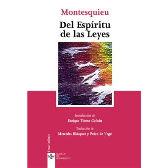 Del espíritu de las leyes