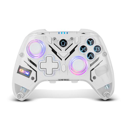 Mando InalÃ¡mbrico Krom Krystal Rgb Multiplataforma
