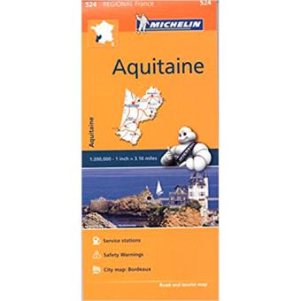 Michelin Regional Maps: France. Aquitaine