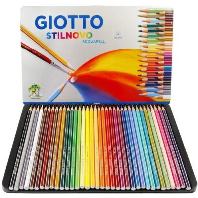 Giotto Stilnovo Acquarell de colores acuarelables estuche metal 36 uds. 26 160256400