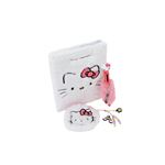 Mr Wonderful Set De Libreta A5 De Peluche, Monedero Y Boli - Hello Kitty