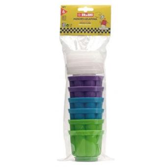 Ibili 6 moldes gelatina