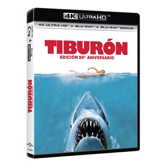 Tiburón. 50 aniversario - UHD + Blu-ray + Blu-ray Bonus