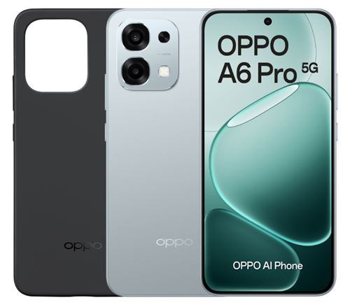 Oppo A6 Pro 5g 6,57" 256gb Lunar Titanium + Funda