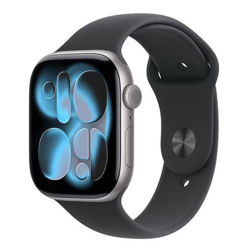 Apple Watch Series 11 Gps + Cellular 46mm Caja Aluminio Gris Espacial Y Correa Deportiva Negro - Talla M/l