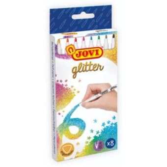 Jovi Estuche 8 rotuladores Glitter