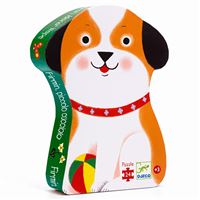 Puzzle silueta Firmin pequeño perrito Djeco