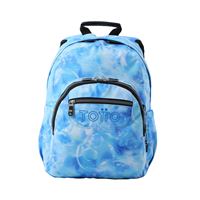 Mochila escolar Totto pequeña Azul Bubul - Gommas