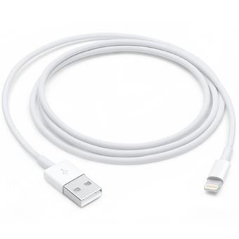 negativo Marcado danés Cable Apple Lightning a USB 1 m - Cable micro USB - Comprar al mejor precio  | Fnac