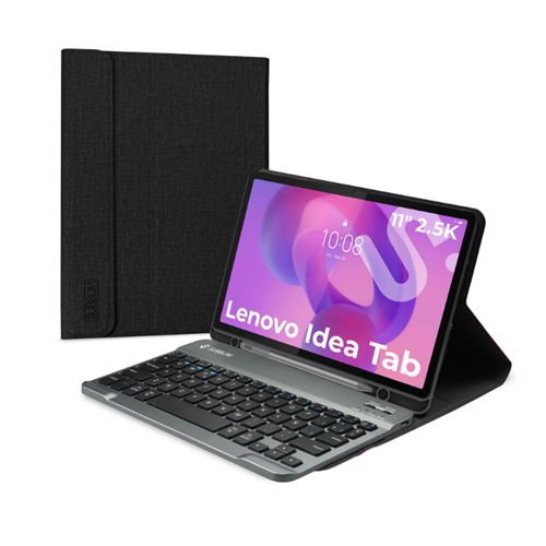Funda Con Teclado Subblim Keytab Pro Bluetooth Para Lenovo Idea Tab 11" Negro