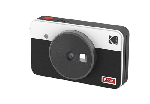 Kodak Mini Shot 3 Retro Cámara Instantánea Bluetooth Blanca