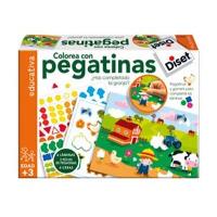 Colorea con pegatinas