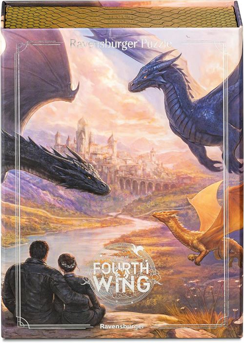 Puzzle ravensburger fourth wing alas de sangre rebecca yarros 500pzs