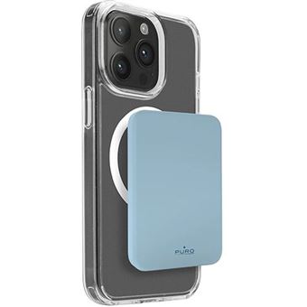 Powerbank con MagSafe Puro Slim PowerMag 4200mAh USB-C Azul claro - 1