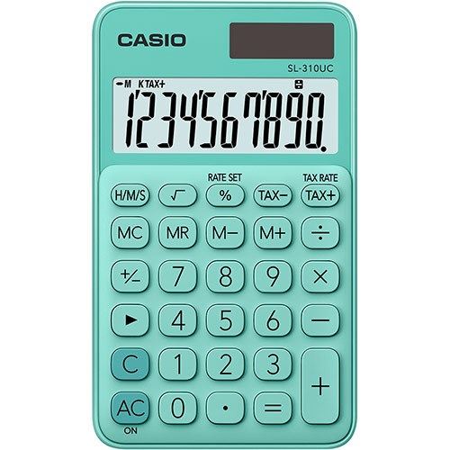 Calculadora Casio Sl-310uc-gn Verde