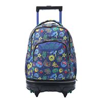 Mochila escolar Totto con ruedas desmontable Azul Tello - Tiza