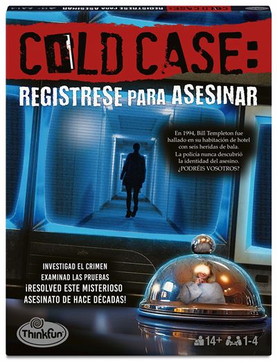 Juego de mesa cold case 5: registrese para asesinar