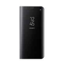 Funda Samsung clear view standing negra para Galaxy S8