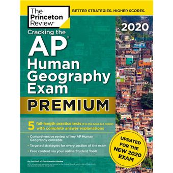 Cracking the AP Human Geography Exam 2020, Premium Edition