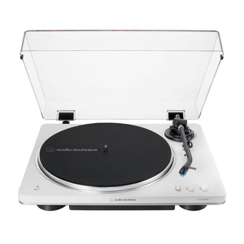 Tocadiscos Inalámbrico Audio Technica Lp70xbt Con Tracción Por Correa Totalmente Automático Blanco/plata