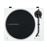 Tocadiscos inalámbrico Audio Technica LP70XBT con tracción por correa totalmente automático Blanco/Plata