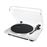 Tocadiscos inalámbrico Audio Technica LP70XBT con tracción por correa totalmente automático Blanco/Plata