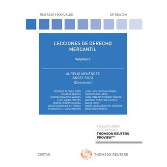 Lecciones de Derecho Mercantil Volumen I (Papel + e-book) - 1