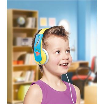 Auriculares infantiles JVC HA-KD7-Y Amarillo/Azul - Auriculares cable sin  micrófono - Los mejores precios